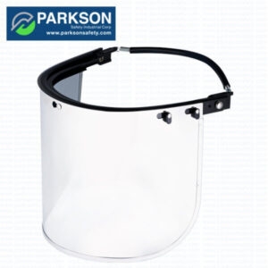 Heat resistant aluminum face shield