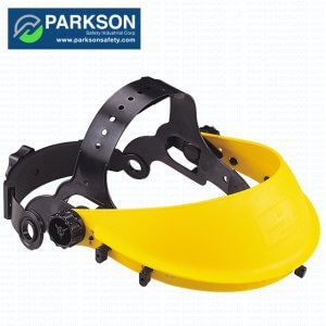 Face shield headgear