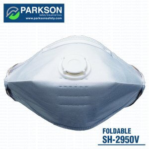 Folding N95 disposable mask
