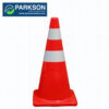 Safety orange pvc traffic cone