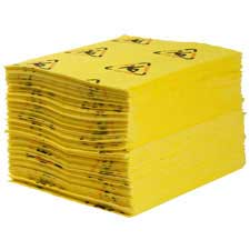 แผ่นดูดซับสารเคมีสีเด่นชัด BrightSorb | Brady SPC
